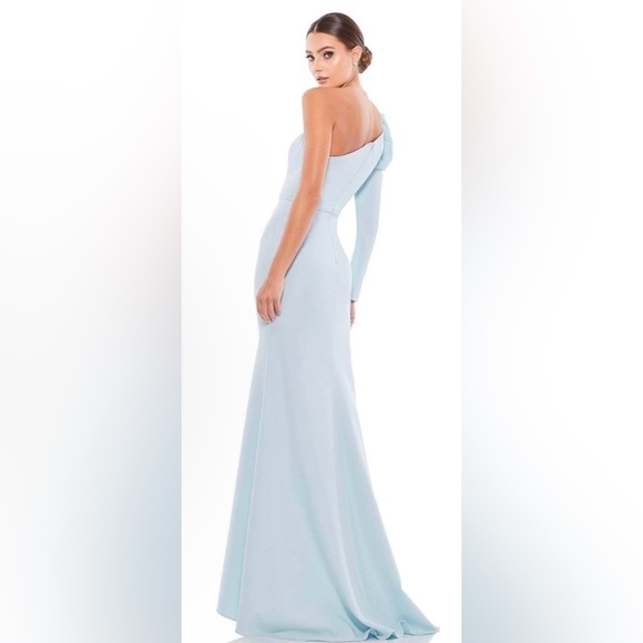 Mac Duggal 26592 NWT Puff Sleeve Trumpet Evening Dress - Picture 2 of 7